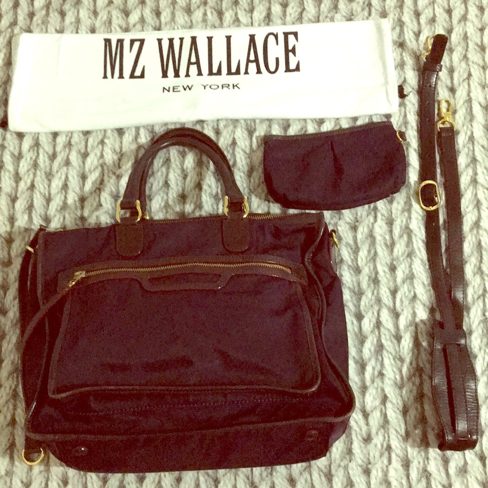 MZ Wallace Britt Tote - Currant Bedford